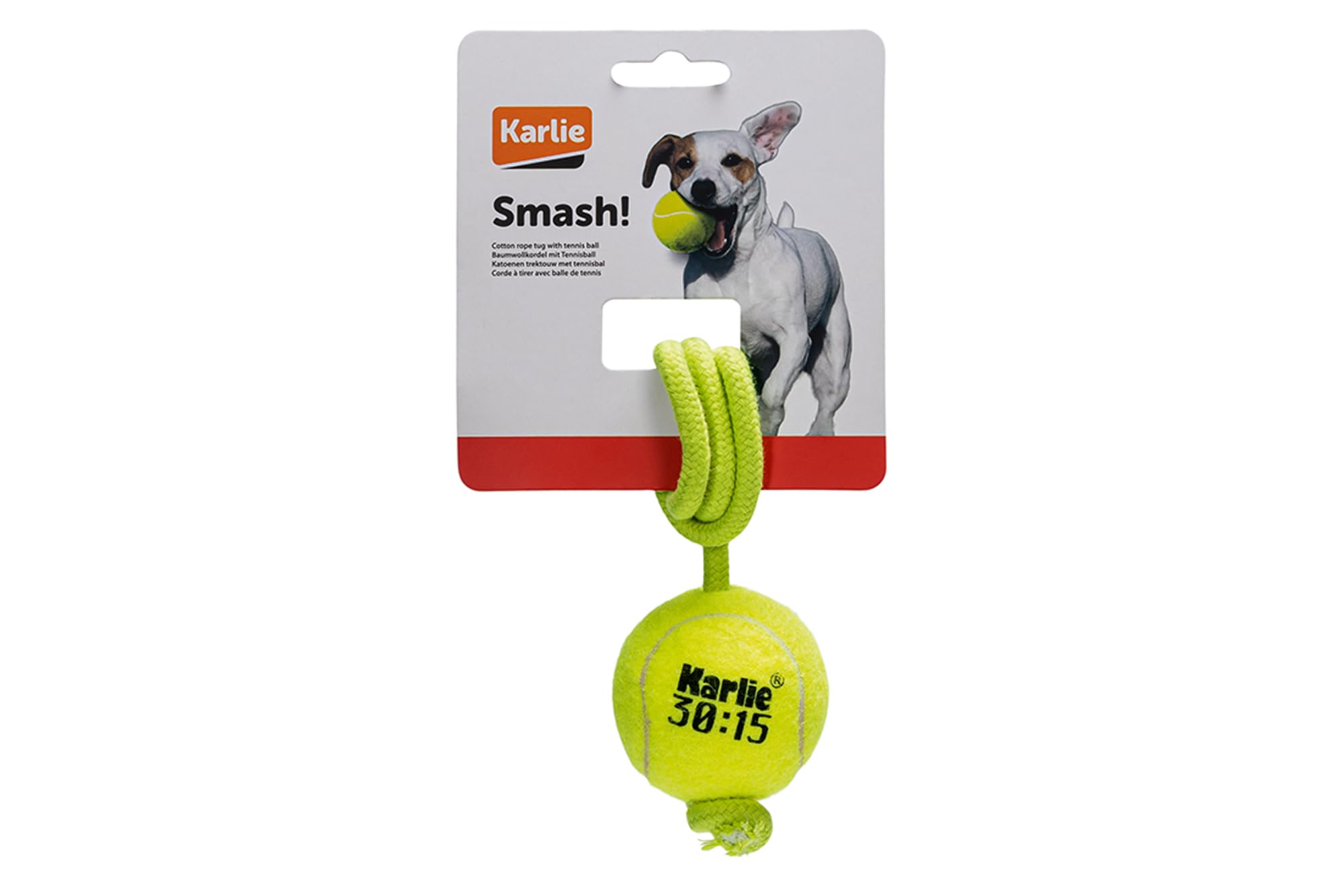 karlie-tennisball-mit-wurfseil-hundespielzeug-17x6x6-cm-gelb image 4