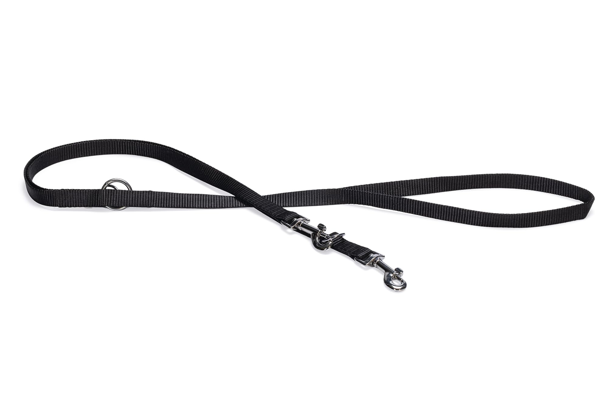 karlie-art-sportiv-basic-f-hrleine-nylon-schwarz-200-x-1-cm-3-fach-verstellbar image 2