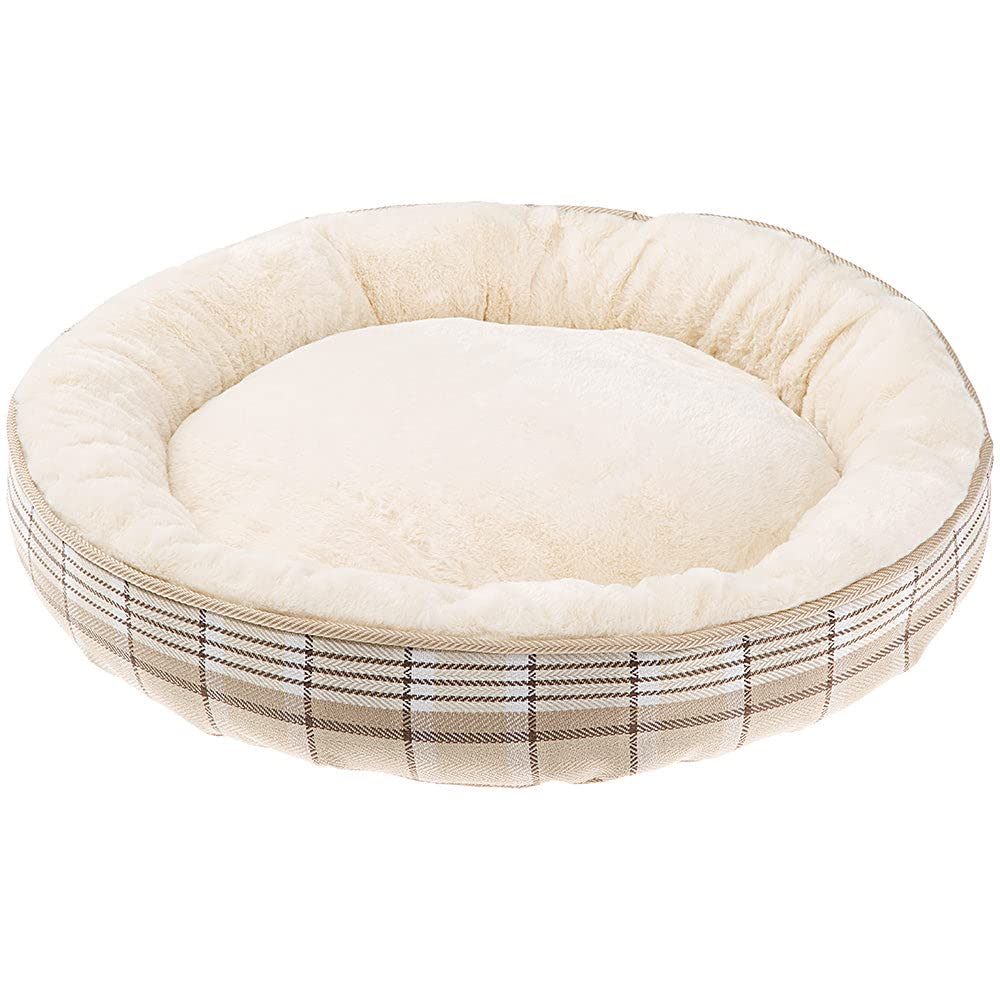 ferplast-lagoon-50-rundes-haustierbett-f-r-hunde-und-katzen-53-x-10-cm-beige image 1