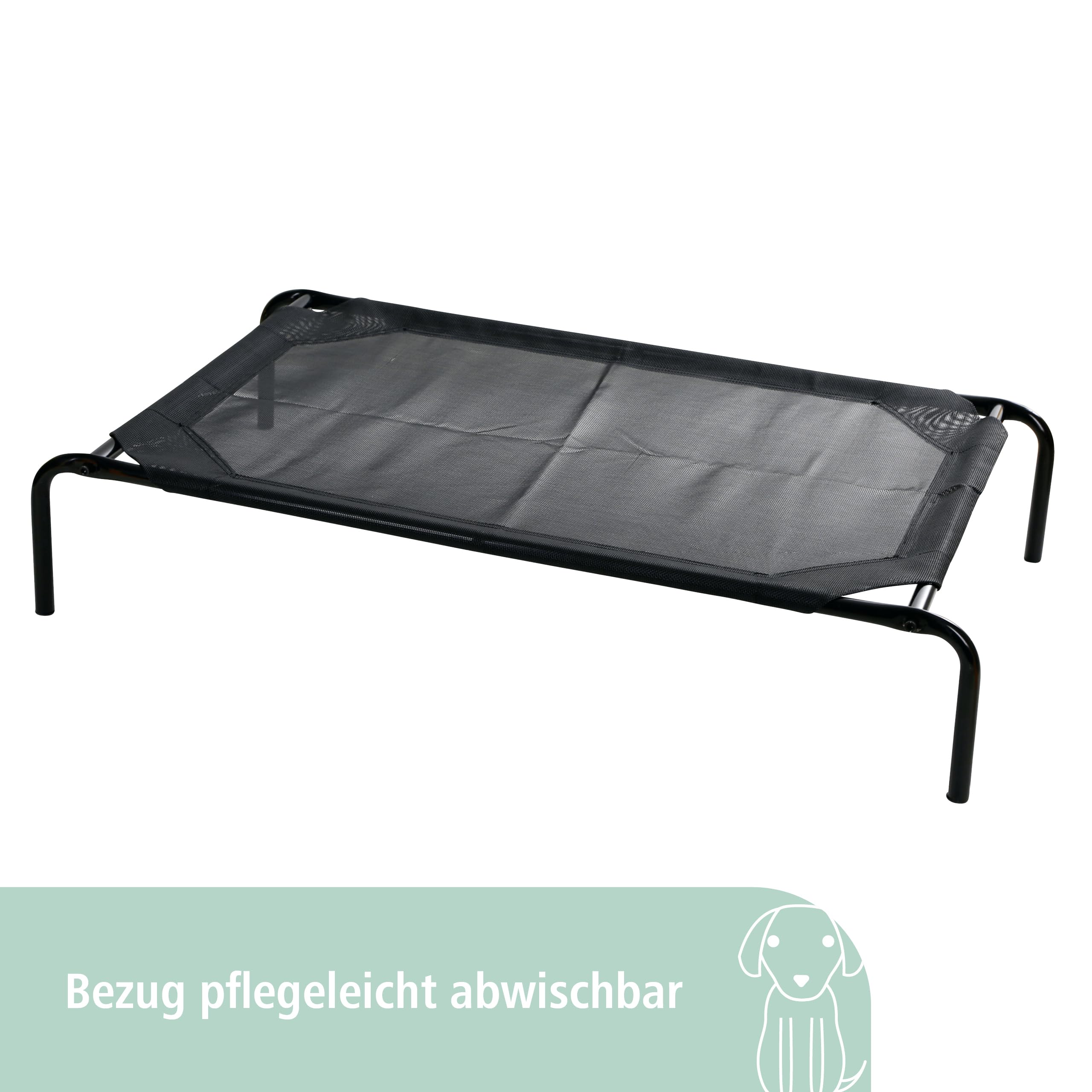 kerbl-pet-hundeliege-vacation-schwarz-107-x-65-x-20-cm-erh-htes-hundebett image 4